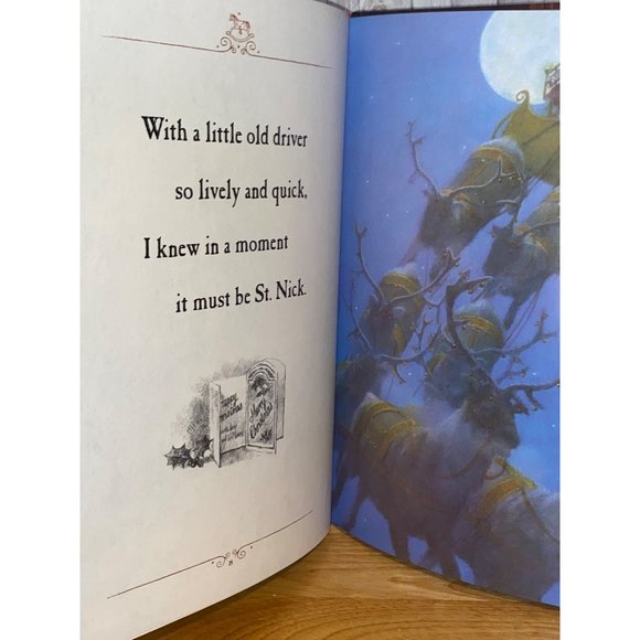 The Night Before Christmas Hardcover Book by Clement C. Moore - Picture 7 of 8